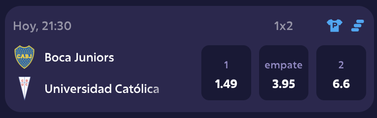 RoobetES's tweet photo. Si hoy BOCA gana y se clasifica en la Libertadore SORTEO 100 DOLARES entre todos los ME GUSTA.

Requisitos:
-Dar me gusta
-Seguir a @RoobetES 
-Comentar (user de ROOBET) https://t.co/gWbxFE1HyJ