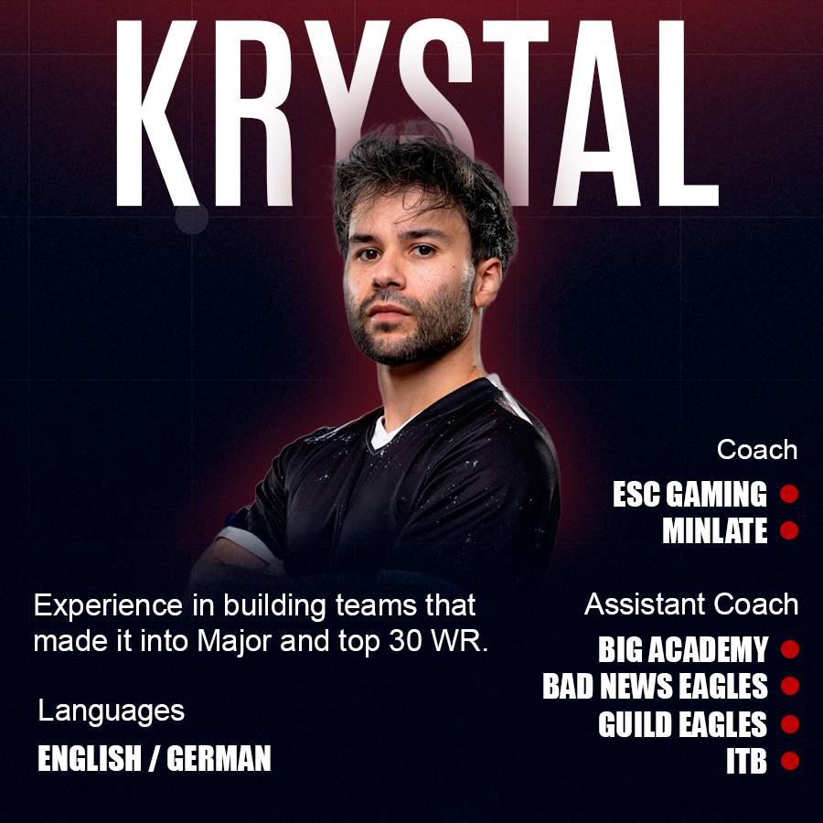 kRYSTAL_cs2's tweet photo. I have lived CS for over 2 decades.

I’ve competed at the top level &amp; helped players &amp; teams reach their highest potential. My strong feed is &amp; has always been understanding what a player/team is lacking. 

I want to help reaching ur potential, also inside your mental game. 

1/2 https://t.co/RhatTK6Fe3