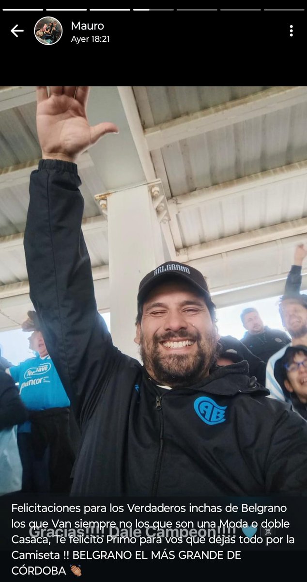 emacmj's tweet photo. @Belgrano Gracias BELGRANO sos mí vida! 🩵🏴‍☠️⭐🏆 https://t.co/eWuF2F7LUR
