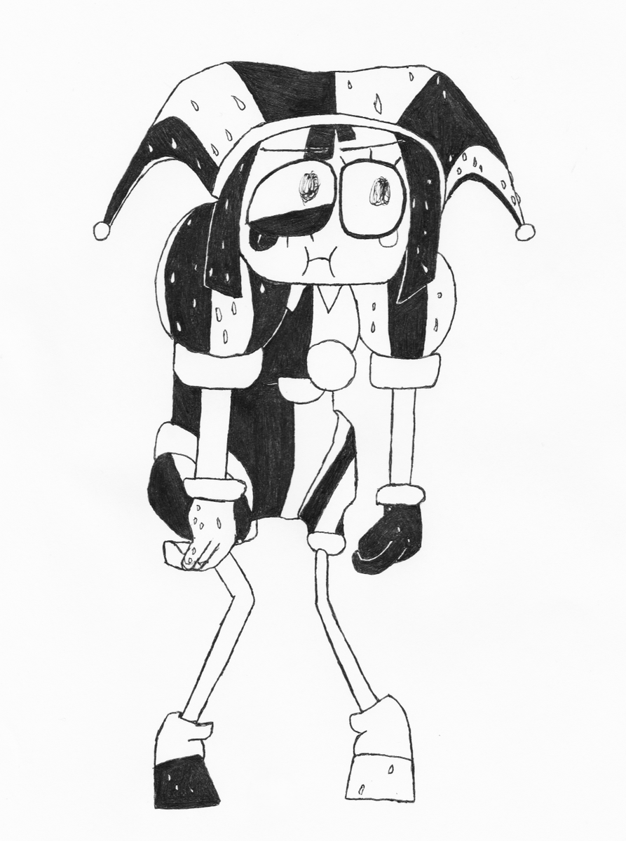 InkBlotToons's tweet photo. Don't worry, Pomni, I'm sure the next adventure will be less... wet.

#inktober #inktober52 #inktober2026 #inktober522026 #inktoberbedraggled #inktober52bedraggled #inktober52bedraggled2026 #bedraggled #pomni #TADC #theamazingdigitalcircus #digitalcircus #cartoon #drawing #art https://t.co/ngiK3CnSLg
