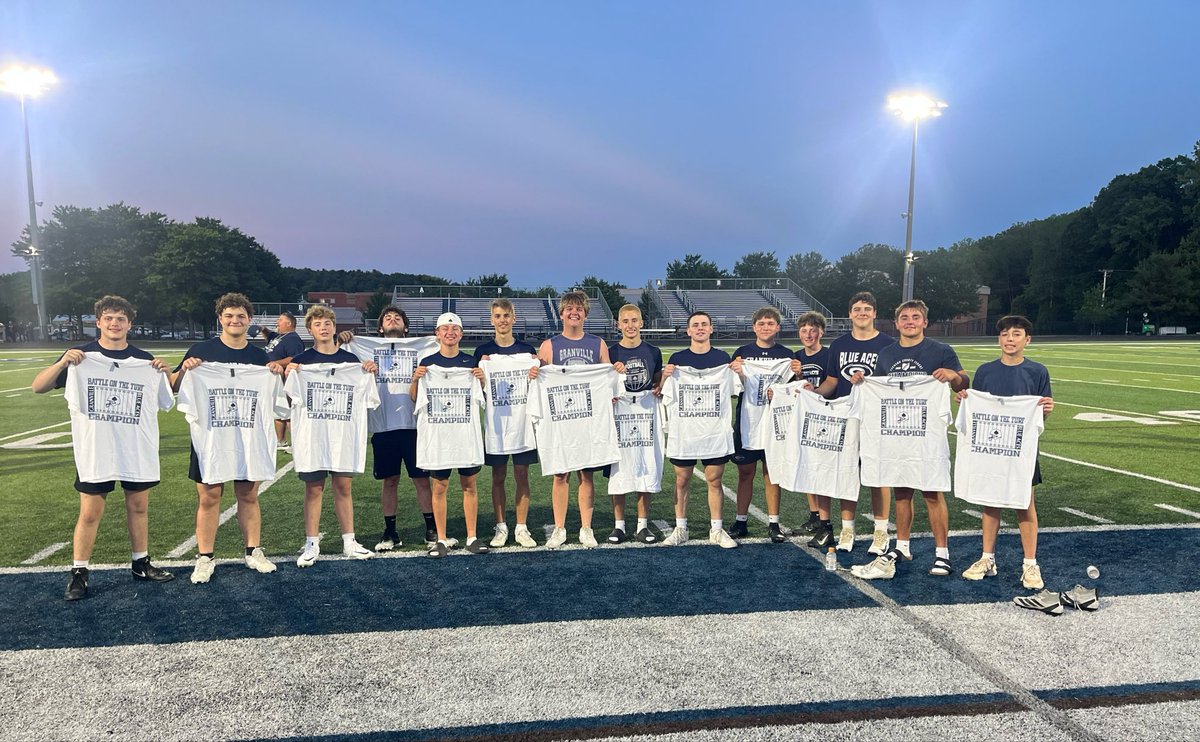 Granville_FB's tweet photo. 2026 Battle on the Turf Champion is Team A.  Go Blue Aces!! https://t.co/SveE17X1YT