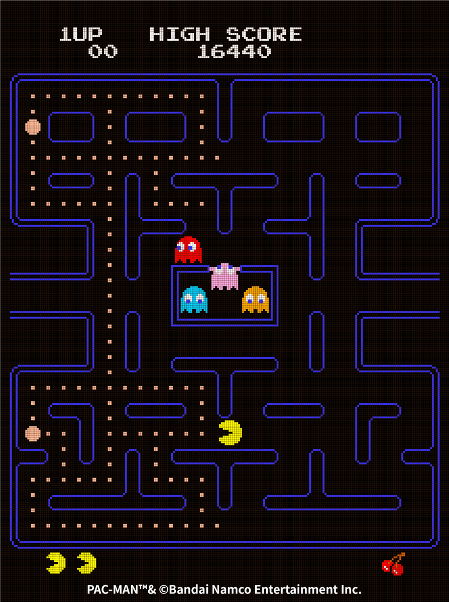 BNEI_PACMAN_JP's tweet photo. 今日で2026年の折り返し地点…！？
早すぎるよ～

#ハーフタイムデー #パックマン #pacman https://t.co/LX7lcp2beU