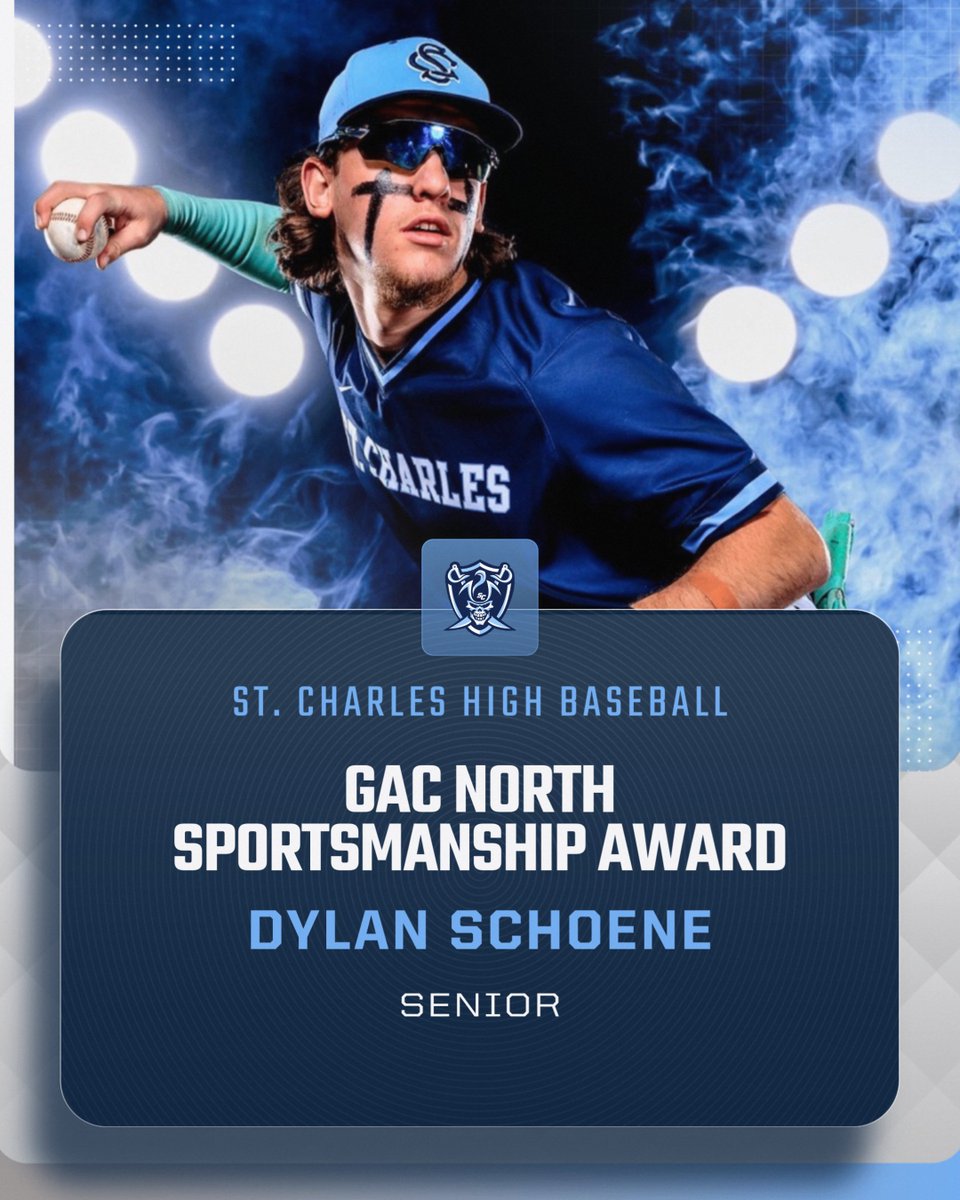 StCHSBaseball's tweet photo. Congrats to Senior third baseman, Dylan Schoene on earning GAC Sportmanship Award! https://t.co/Wi6DXdFupM