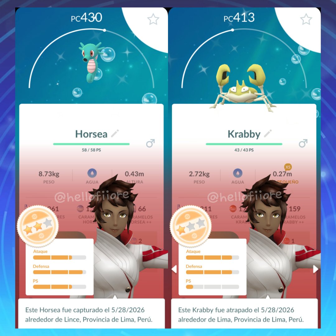 hellofiiore's tweet photo. Hoy estamos de suerte 🤟🏻 doble shiny✨

#PokemonGO #shinypokemon https://t.co/90kdG1OALr