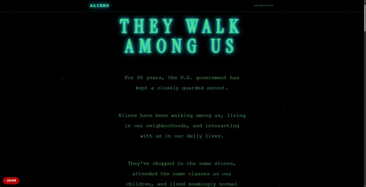 Motier_crypto's tweet photo. $ALIENS 445K
CA:C9UM3Bf43GDHMi4wM3BkqpqQ3DovYn8hqTfx21zipump

The White House dropped a sci-fi alien invasion meme — highly satirical and heavily politicized — to take a shot at the U.S. illegal immigration and border crisis. It went viral instantly. Pure, natural meme material.

"Aliens" works as a double entendre here: it means extraterrestrials, but it's also the classic term for "illegal aliens."