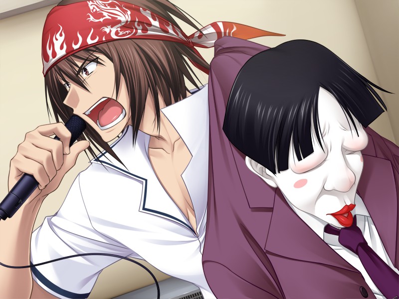 AnnoyingFrenzy's tweet photo. I think the people should know that Majikoi isn't all just sexy girls and ass shots! There's drama, aura farming and Found Family Hijinks too! https://t.co/8ULlUHTo2u