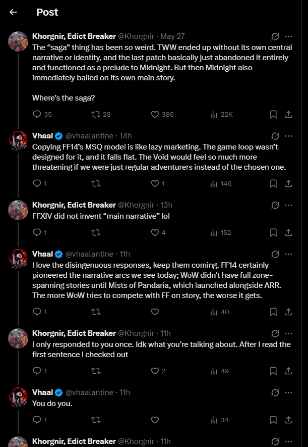 eviljbrian's tweet photo. @vhaalantine @Khorgnir Literally their post.
If you don't want to interact, then don't reply and move on. https://t.co/lVmm4CRvHG
