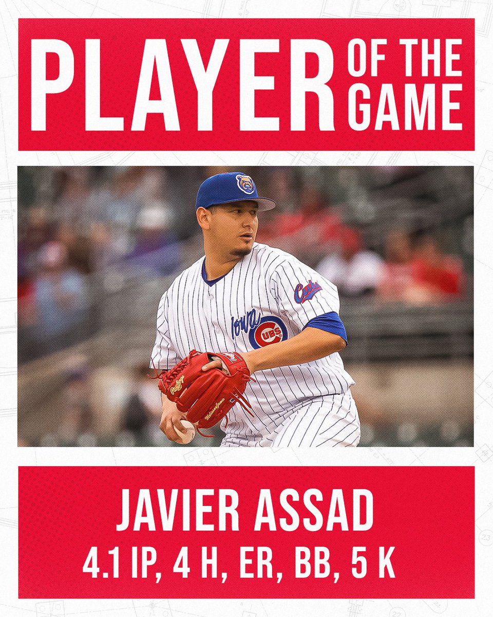 IowaCubs's tweet photo. Five punchouts from Assad tonight! https://t.co/uyj0pDaBcw