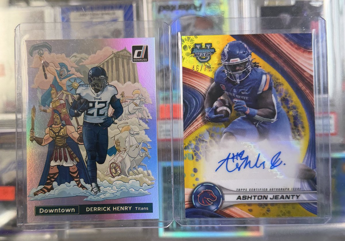 2_cards's tweet photo. Traded for some nice running backs tonight in the store. https://t.co/bzfdaERTp6