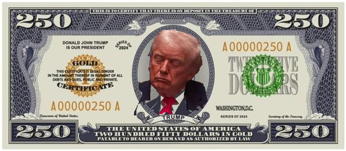 JavierTesistec2's tweet photo. @realDonaldTrump $250 Sleepy Bill https://t.co/e8DPLPOWyy