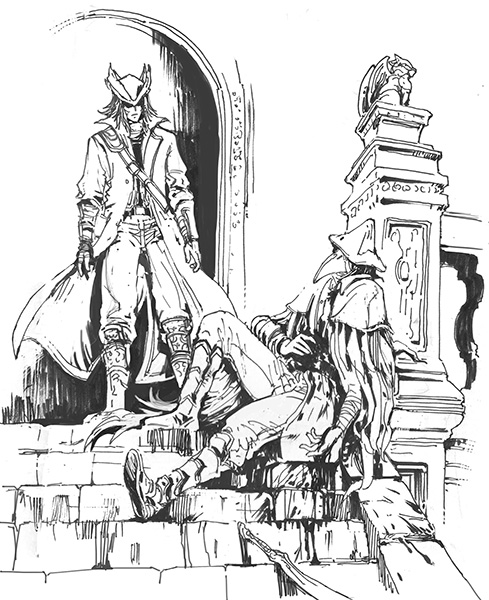 kaichen2077's tweet photo. blood borne fan art 3 https://t.co/JkZJ1TVYrt