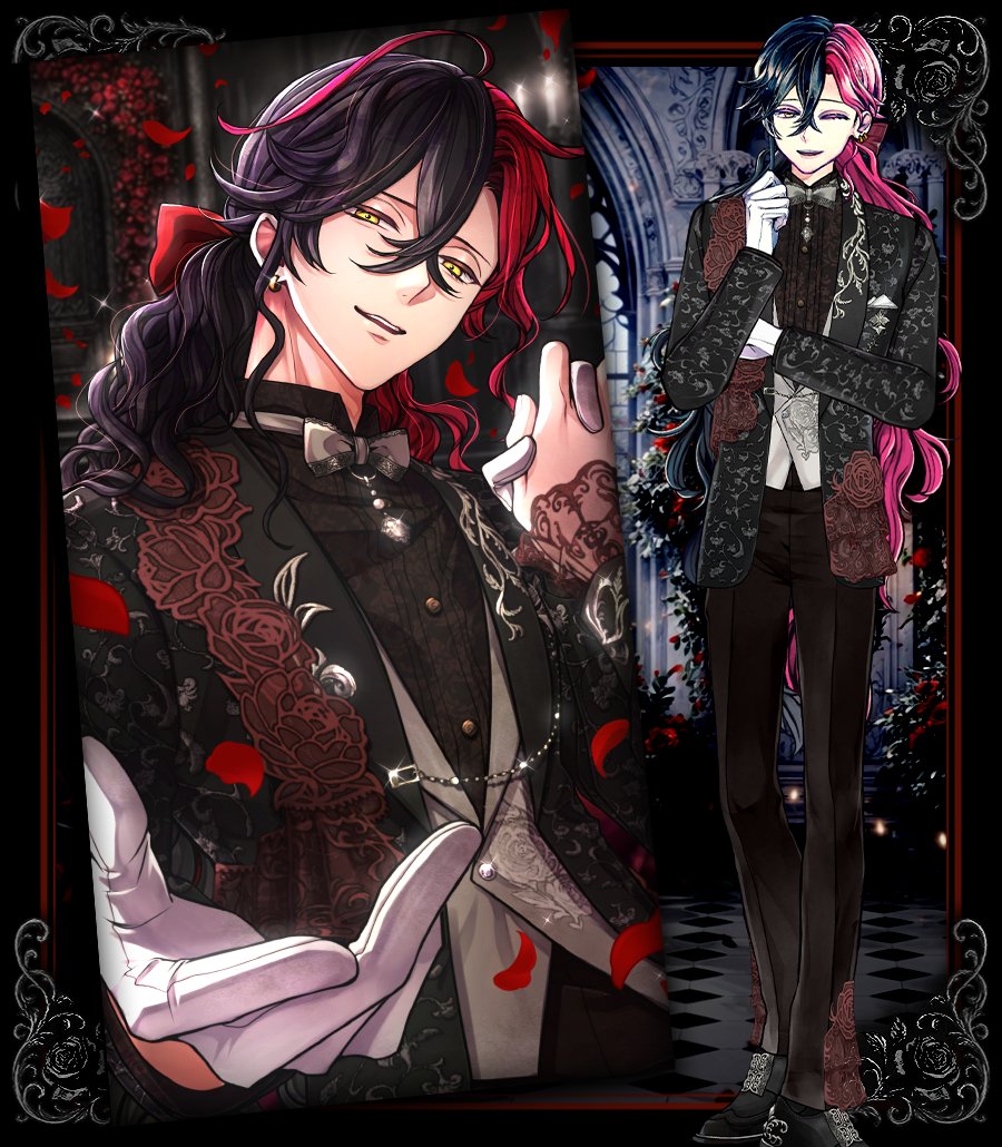 akuneko_info's tweet photo. 🌹イベント SSR執事ストーリー紹介🌹

ルカスから擬似プロポーズを受けることになった貴方

『あなたのことを、
　いつまでも大切にしたいと思っています』

※新イベント『Black Rose Wedding』
　ルカスのSSRで視聴可能
【アプリ】https://t.co/tGj92jstsv https://t.co/3eev5KwTZz