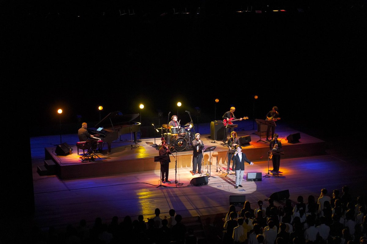 Junya_1983ngsk's tweet photo. 岡山県立倉敷青陵高等学校 音楽鑑賞会
Lowland Jazz そして 木内栞ちゃんと一緒に演奏してきました。

嬉しい感想を沢山いただき感無量です。
またみんなと飛び跳ねたいなあ。
倉敷ロス…！次は吹奏楽部の皆さんとコラボ出来たら楽しそう。

青陵高校のブログにも掲載していただきました⭐️

https://t.co/OVxz3Bb9zy