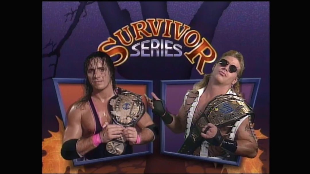 the_joe_marotta's tweet photo. Survivor Series 92:  Bret vs Shawn Evolution  

- No titles involved 
- Bret WWF Champion, Shawn still with Sherri
- Shawn no longer with Sherri
- Shawn IC champion https://t.co/f70LTpu5Pa