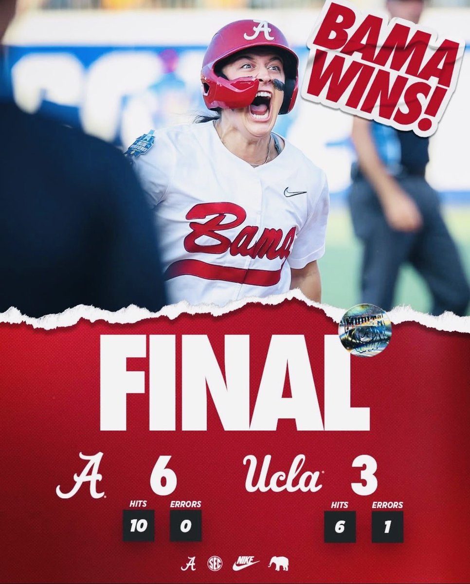 Rabbit_7599's tweet photo. ROLL TIDE ROLL!!! 🥎🥳💞 https://t.co/k1iGitWsiM