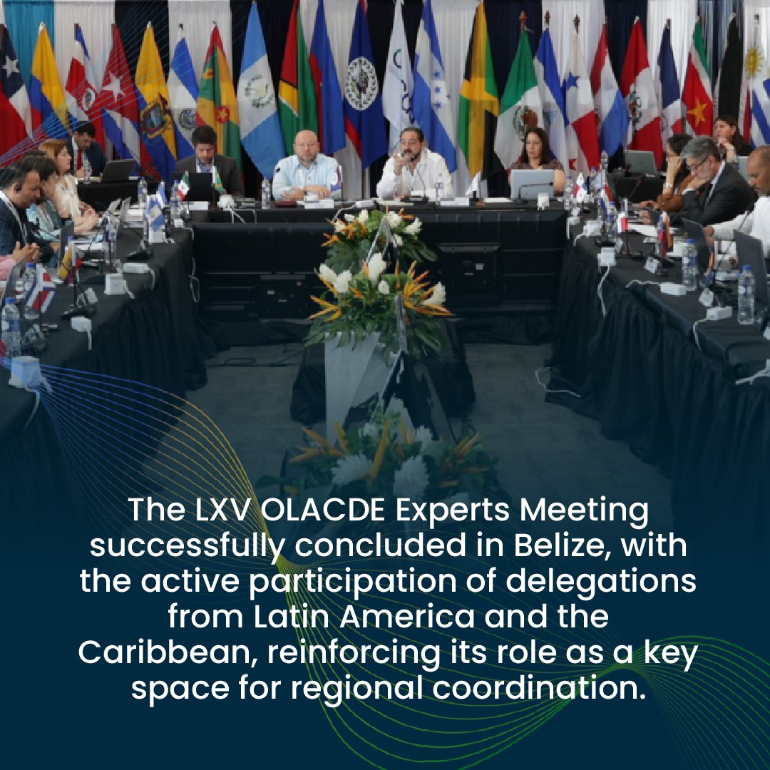OLACDEORG's tweet photo. ⚡🌎 In the face of global energy volatility, LAC coordinates actions toward greater regional alignment

The LXV OLACDE Experts Meeting successfully concluded in Belize, with the active participation of delegations from Latin America and the Caribbean. Over two days of sessions, the ongoing energy crisis was discussed, along with forward-looking topics such as artificial intelligence, the circular economy, and the electrification of new energy uses.

The meeting reaffirmed the role of this platform as a key technical space to transform regional dialogue into concrete proposals, strengthening countries’ capacity to respond in a coordinated manner to the region’s energy challenges. The topics addressed during this meeting will support the development of a more coordinated regional agenda that will guide upcoming actions in the energy sector across Latin America and the Caribbean.

#OLACDE #Energy #RegionalIntegration #EnergyTransition #LatinAmerica

-

⚡🌎 Frente a la volatilidad energética global, ALC articula acciones hacia una mayor coordinación regional

La LXV Junta de Expertos de OLACDE concluyó exitosamente en Belice, con una activa participación de las delegaciones de América Latina y el Caribe. Durante dos días de trabajo, se debatieron la crisis energética actual y temas de vanguardia como la inteligencia artificial, la economía circular y la electrificación de nuevos consumos. 

El encuentro reafirmó el rol de este espacio como instancia técnica fundamental para convertir el diálogo regional en propuestas concretas, fortaleciendo la capacidad de los países para responder de manera coordinada a los desafíos energéticos que enfrenta la región; los temas tratados en este espacio permitirán avanzar en una agenda regional más coordinada que guiará las próximas acciones del sector energético en América Latina y el Caribe.

#OLACDE #Energía #IntegraciónRegional #TransiciónEnergética #AméricaLatina