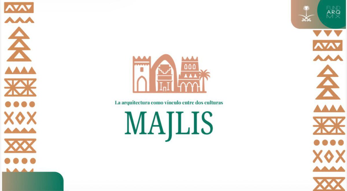 KsaEmbassyMX's tweet photo. La Embajada de Arabia Saudita en México 🇸🇦 @KsaEmbassyMX realiza “MAJLIS” 🏛️ un evento sobre la arquitectura como puente entre #culturas: un espacio para dialogar sobre tradición, identidad, memoria y la forma en que habitamos y construimos vínculos entre territorios con la colaboración @fundarqmx, donde han participado en dicho evento varios especialistas, expertos e investigadores en la arquitectura.🇸🇦🤝🇲🇽

نظمت سفارة المملكة في مكسيكو سيتي @KsaEmbassyMX ندوة علمية #المجلس، شارك فيها مجموعة من الباحثين والأكاديميين المهتمين بفنون العمارة والتصميم، وبالتعاون مع @fundarqmx حيث تناولت ندوة #المجلس أهمية العمارة والتصميم الهندسي كملتقى ثقافي يُبرز فيه ثقافة وهوية الدول والاستفادة منها كواجهة للحضارة الإنسانية. 🇸🇦🤝🇲🇽