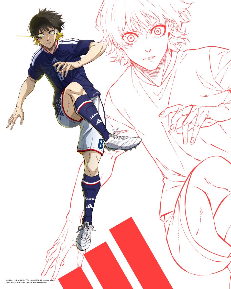 spopiashiratori's tweet photo. adidas サッカー日本代表 2026 ユニフォーム　
世界でひとつのエゴジャージを​

2026年6月11日開幕​

詳細はこちら​
https://t.co/pO2KP6Cxw9…

#蜂楽廻​
#BLUELOCK​
#ブルーロック​
#スポーピアシラトリ
#PR https://t.co/RIj6NlTHYP
