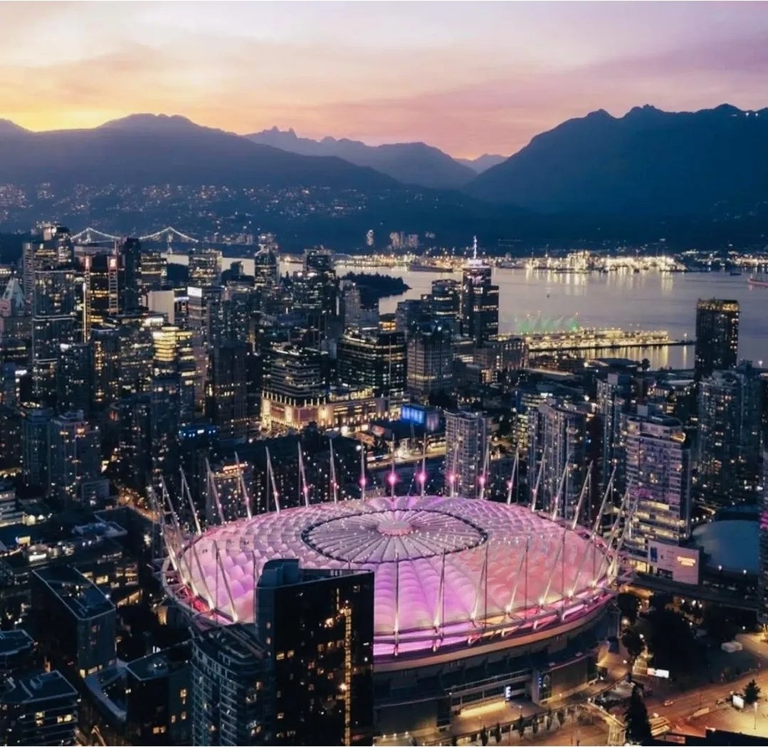 Brad604's tweet photo. Canada will host World Cup matches here! This is actually not AI. https://t.co/LCXBhALMgy