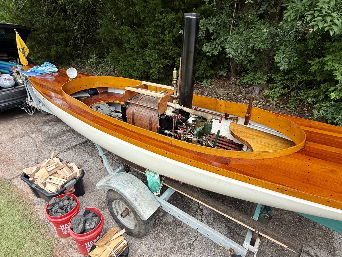 MikeMorganKFOR's tweet photo. Lake Tenkiller Friday! Preps today, with luck, first ever steam boat on Tenkiller tomorrow! Historic First! 5.28.26 #okwx #steam #oklahoma https://t.co/bTD6YFTzi0
