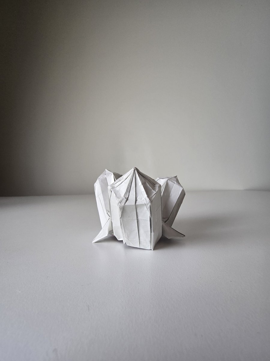 MR__ORIGAMI's tweet photo. Hexagonal crystal bloom designed by me

From 1 square no cuts

#origami #crystal #origamidesign #origamimodel https://t.co/cpPbEsHKWa