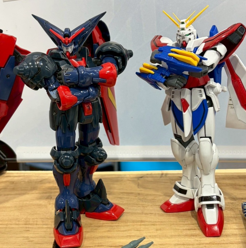540NAKAMURA's tweet photo. 作品、ゴッドガンダム
製作者　@patigumisan
#中村航空隊
#静岡ホビーショー2026
#モデラーズクラブ合同展示会
#ガンプラ https://t.co/h5aSzvqs86