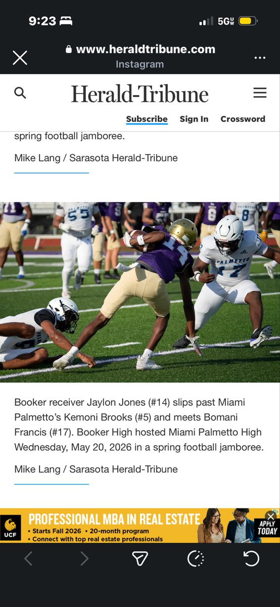jaylon92418's tweet photo. blessed to have a good spring game against Miami palmetto finished with 4 targets 3 rec @BookerFB941  @CoachWoodsC https://t.co/ZsfQimXzAG