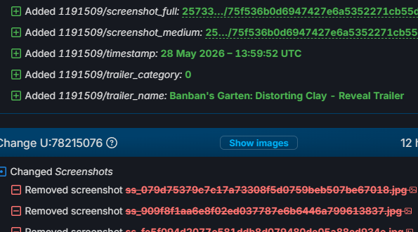 mutachogames's tweet photo. Banban's Garten: Distorting ClayใฎSteam DBใซใใใฐใๆฐใใใใฌใผใฉใผใใขใใใญใผใใใใฆใใใๅฎ็ธพใๅฎ่ฃ
ๆฎต้ใซๅ
ฅใฃใฆใใใใจใ็คบใใใฆใใพใใ #GartenofBanban #DistortingClay https://t.co/pR3irzjsMv