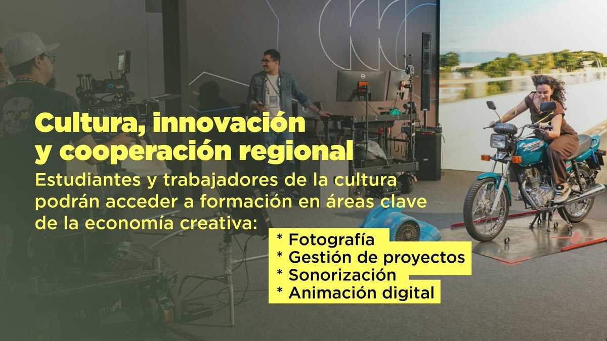 Cultura_Ec's tweet photo. 🇪🇨✨ ¡Ecuador recibirá 1.000 becas para formación en economía creativa! 

Una oportunidad que fortalece la formación, la creatividad y la cooperación cultural en la región. 🌎

Conoce más 👇🏻 https://t.co/XMuRCGf4nW