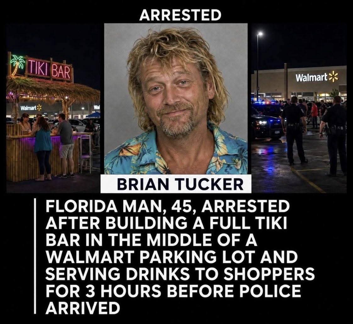 ericschurchnst8's tweet photo. I am guessing he did not have a liquor license.
#floridaman
#wallmart https://t.co/0OO4dF6UUl