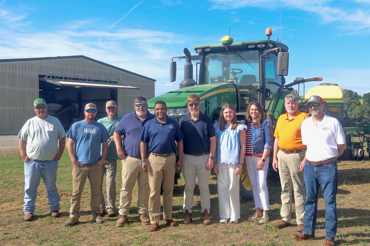 RepDonDavis's tweet photo. Family farms serve as the backbone of eastern North Carolina, but many are facing some of the toughest challenges in a generation.

At Fleming Brothers Farms, we discussed rising costs for fertilizer, fuel, equipment, and supplies that continue to squeeze farm operations. Protecting family farms means safeguarding rural communities and a way of life that has supported eastern North Carolina for generations.