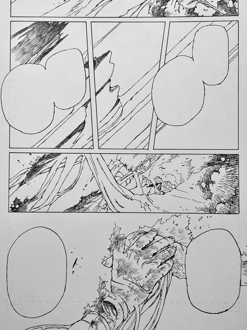 最新話、本当にお待たせしてしまっていて申し訳ありませんが、線は非常に美しいので自分の中で申し訳なさが霧散
見なさい私の美しい線をという気持ちに 