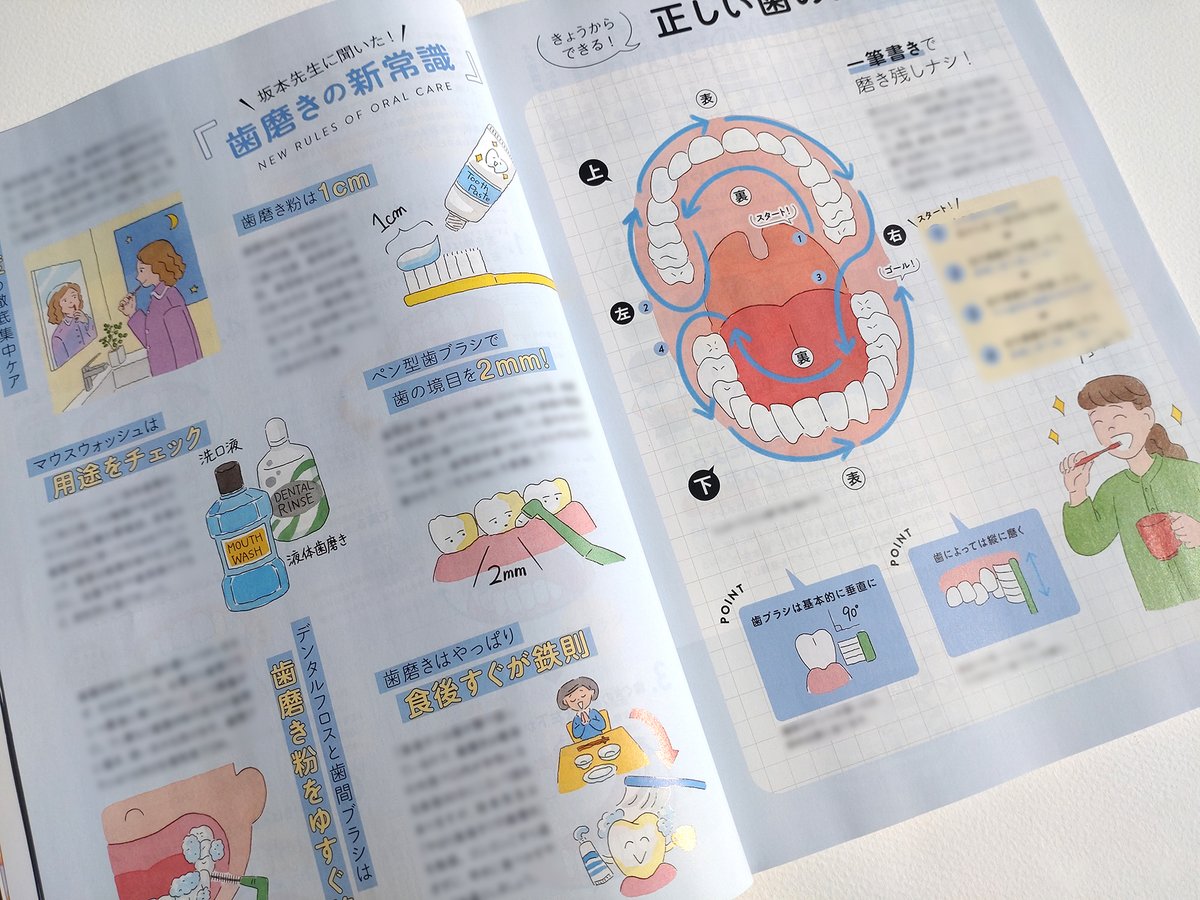 kon49565525's tweet photo. お仕事✍️
5/25発売 KADOKAWA Life Design『レタスクラブ』6月号「あなたの健康を守る 新オーラルケア習慣」のイラストを描きました。
口の中のイラストは、気持ち悪くならないように気をつけました😮

茄子が大好きなので、付録の『絶品なすレシピ』嬉しい✨どれもとても美味しそう😋絶対作る🍆 https://t.co/UqSghuljX6