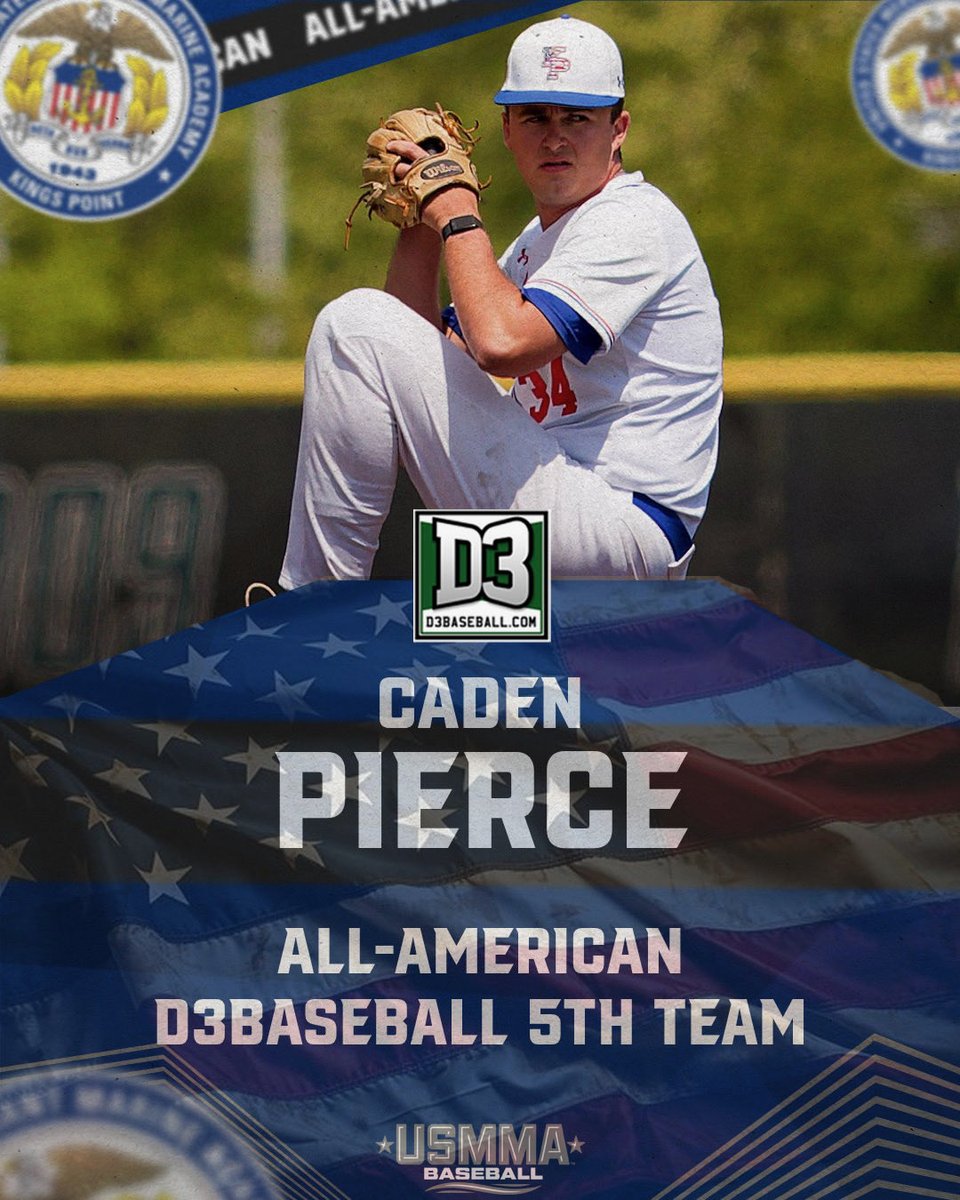 USMMA_Baseball's tweet photo. Congratulations to Caden on being named a https://t.co/ENxZ4HWk7u All-American! He had a tremendous year with 8 saves and an ERA of 0.96. A magnificent way for our All-Time Save Leader to cap off his HISTORIC career! https://t.co/CxORWidcrx