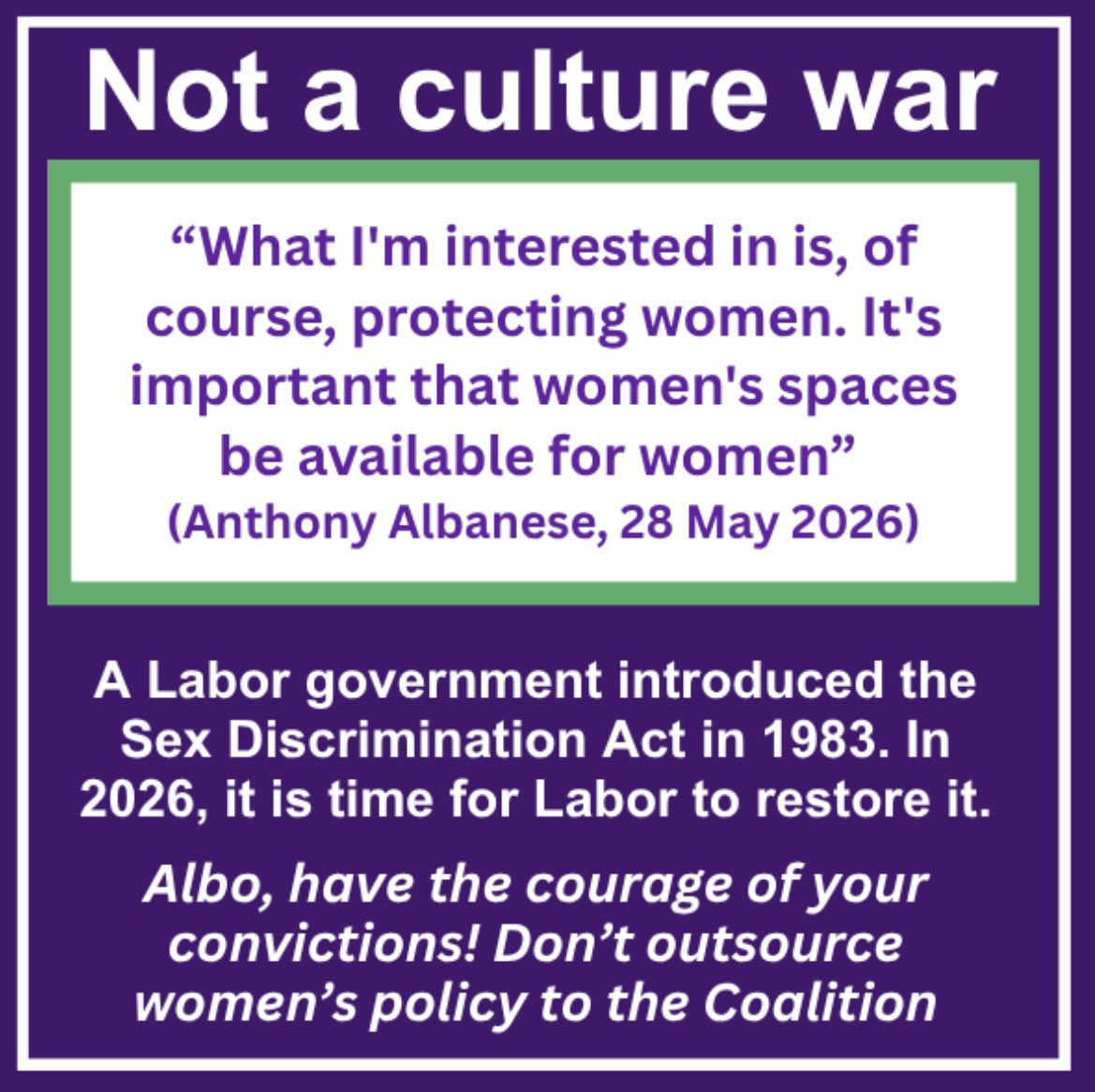 Australian Feminists for Womens Rights tweet media