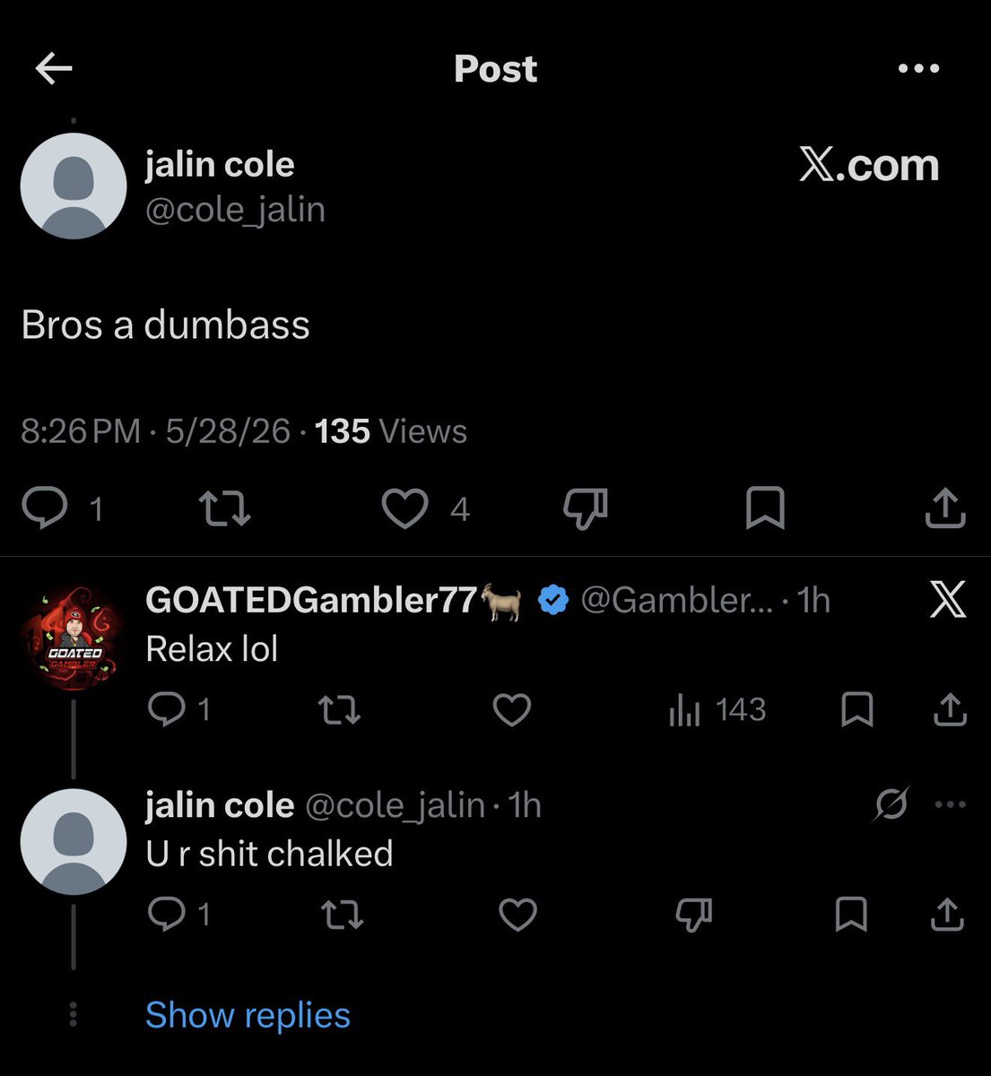 GOATEDGambler77🐐 tweet media
