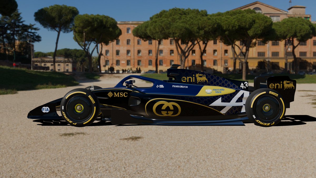 rulo_moreno's tweet photo. @gucci @AlpineF1Team Not IA. A lot of work in textures and renders. Let me know if you need a livery designer 😅 https://t.co/RlOejMnbGI