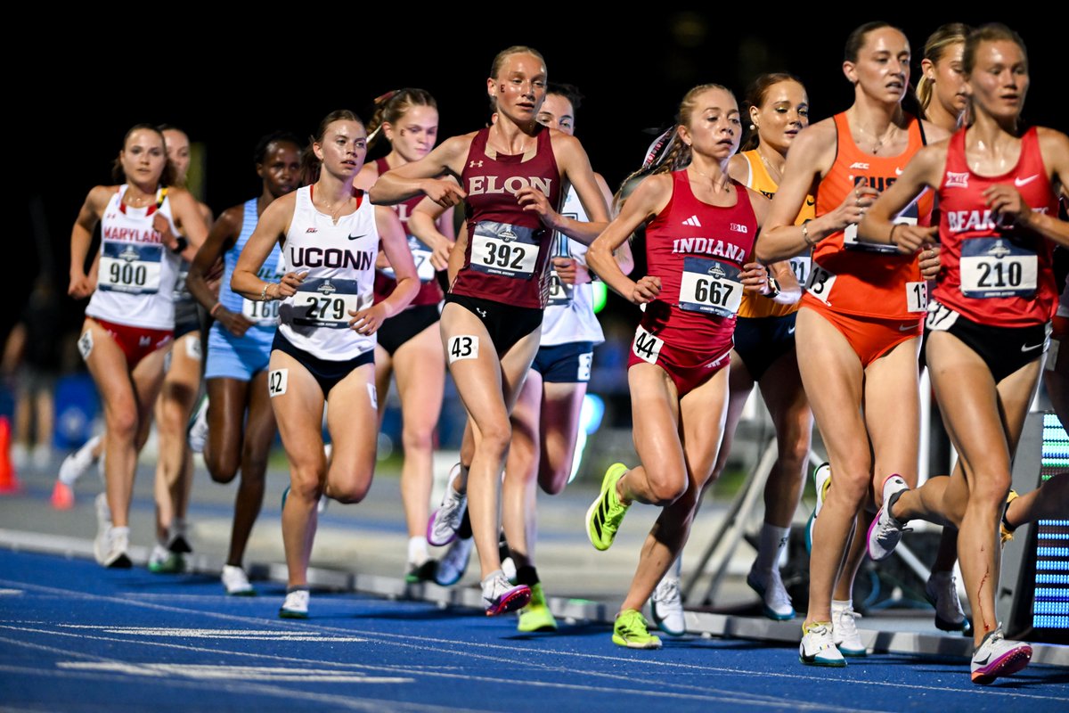 ElonXCTF's tweet photo. Katie &amp; Hannah ended the Phoenix's opening day of the NCAA East First Round in the 10,000m 🐦‍🔥

23. Blount (34:11.49)
38. Weber (35:01.60)

#PhoenixRising https://t.co/tfkKmSF1pp