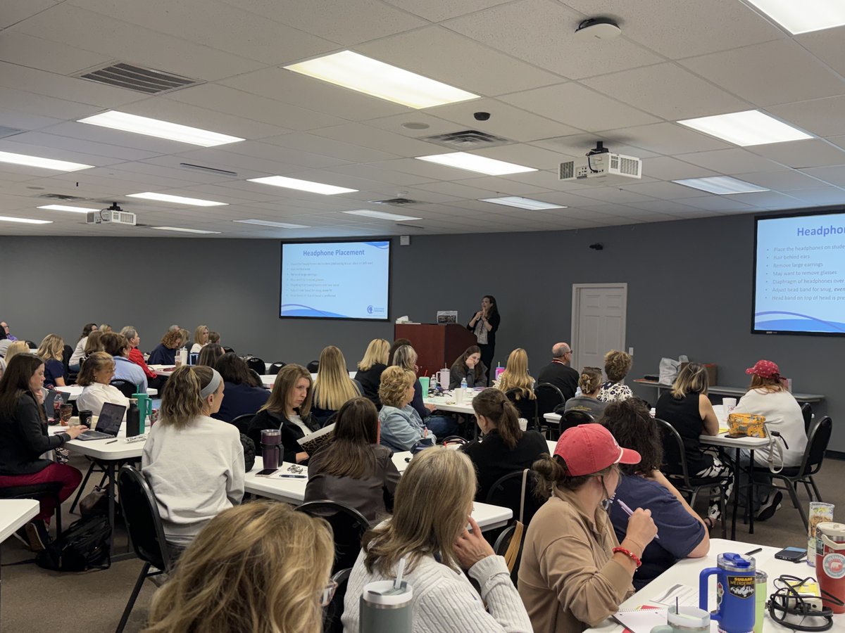 NWAESC's tweet photo. Nurse's Academy facilitated by Arkansas Children's Hospital with about 65 school nurses in attendance. https://t.co/zkf2DbjLgS