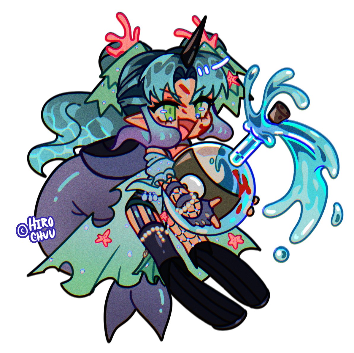 SeaWitchin's tweet photo. Birthday/Post Momocon yappin/Offkai prep stream tonight?!?! There's only like a 35% chance of tears. Wheeee~ Sea yall there 😘

🎨: @/_Hirochuu https://t.co/wn4uyolTvo