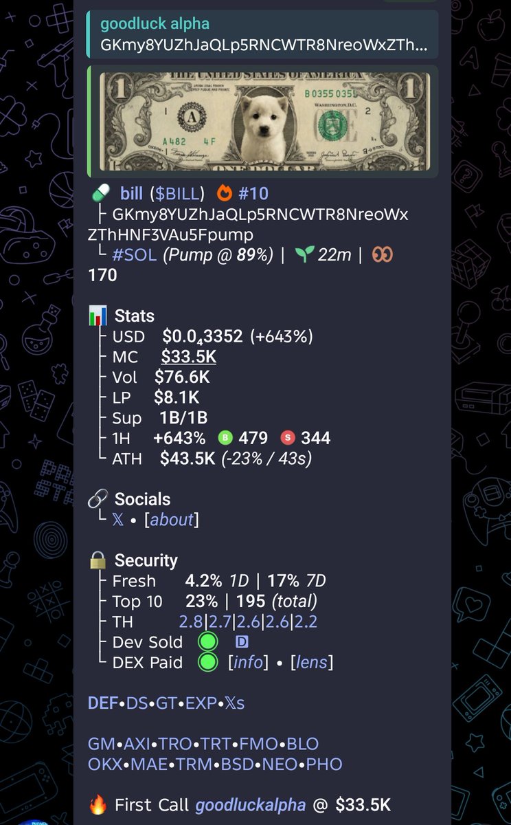 SIGNALSCALLS3's tweet photo. CA>
GKmy8YUZhJaQLp5RNCWTR8NreoWxZThHNF3VAu5Fpump https://t.co/KSVNWW0Ie9