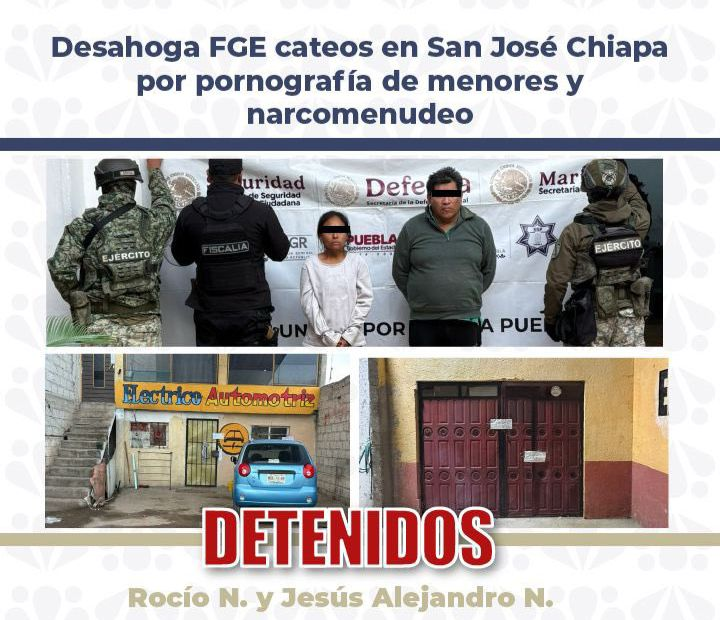 OfldeCuartel's tweet photo. 🚨Novedades del Oficial de Cuartel🚨
- Puebla🔥

Elementos de @Defensamx1 andaban dando golpes en las calles pero también por ciberdelincuencia🪖🫡

En este caso detienen a pareja de salvajes por  pornografia, a estos mañosos les va a ir bien en la cárcel.🫡🪖  

@Contactarevista @enigma_cod71885
@epigmenioibarra @Robert4787 @grillonautas
@ioangrillo @cosasmilitares0 @CiroGomezL
@CartelWatchNet @thepuni26470896
@MLopezSanMartin @goliveros @JucaNoticias
@PabloLatapi @Ciceron9 @Jreyesramirez80
@GhalebKrame @IrvingPineda @Libro_negro_
@GNocturnaMX #graciasheroesmexicanos
@blogdelosguachs @lopezdoriga