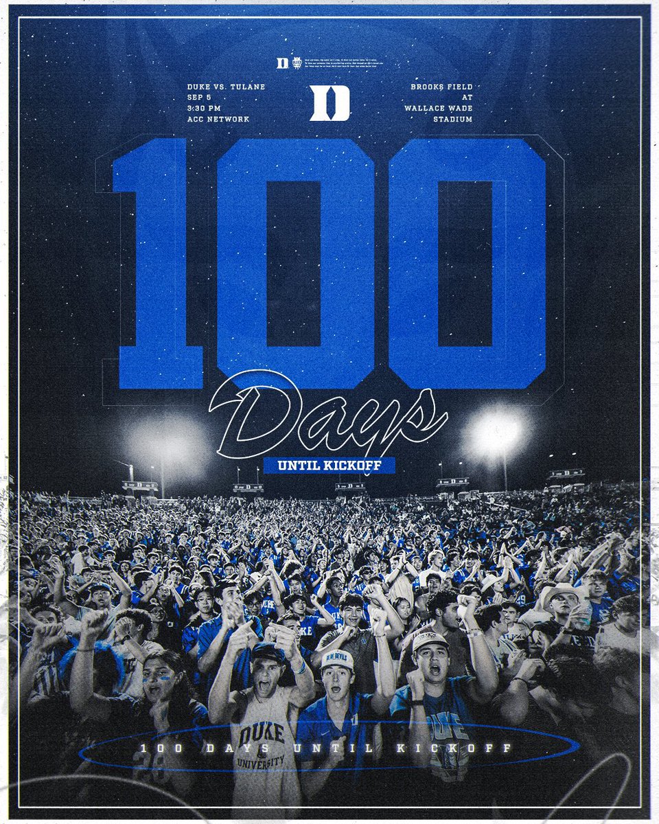 DukeMFFootball's tweet photo. Ok, so, I saw this Duke Football shirt recently featuring my beloved classic script font. And then in these two graphics, the classic script is subtly featured. 

Could this mean we might see the classic script (rightly) featured more this year? 👀 https://t.co/F3d6o62gRa