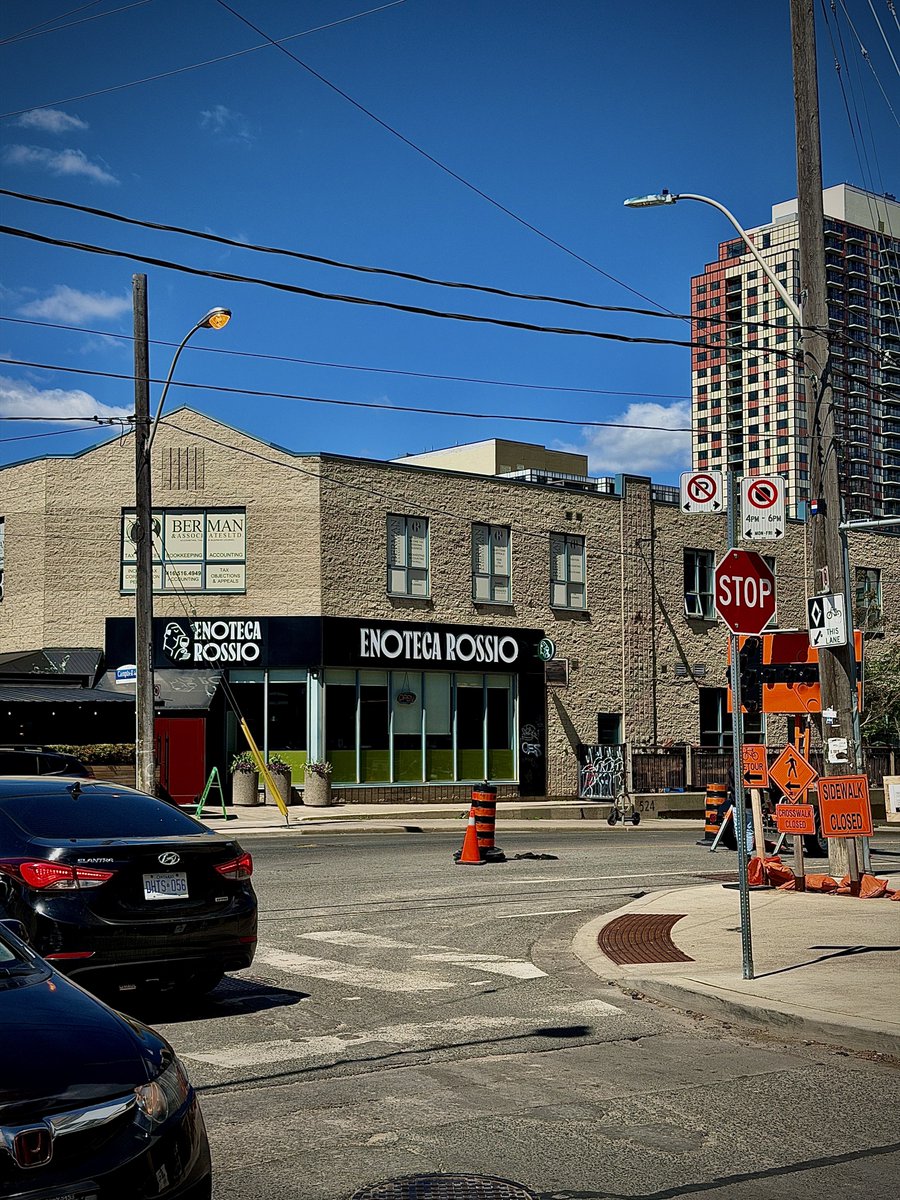 SolaTheAnalyst's tweet photo. Took this on my walk through DuPont and Campbell this evening.

Old brick. New glass. Construction in between.

Toronto never finishes becoming itself. https://t.co/zEBCZQx64W