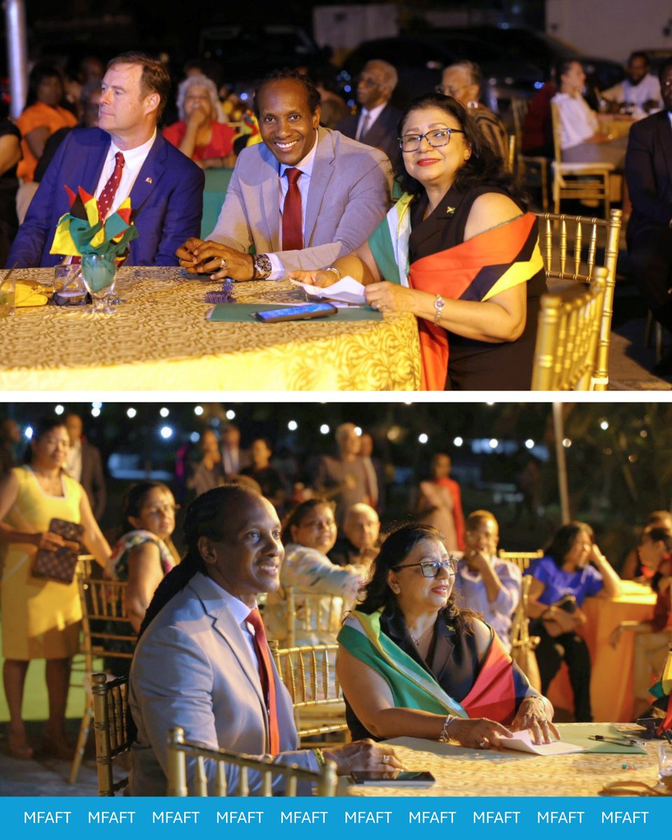 mfaftja's tweet photo. Minister Terrelonge also paid special tribute to Honorary Consul of Guyana to Jamaica, Ms. Indera Persaud for her role in strengthening bilateral relations, particularly in coordinating Guyana’s support to Jamaica following Hurricane Melissa. Guyana provided substantial relief supplies and technical assistance through the Guyana Defence Force, whose personnel remained in Jamaica throughout the Christmas period to support recovery efforts.

The Minister said the gesture reflected the deepening collaboration between Jamaica and Guyana across several sectors, including trade, investment, infrastructure development, media cooperation and stock exchange development. Jamaica undertook multiple trade missions to Guyana between 2022 and 2025, underscoring the growing economic partnership between the two countries.

Minister Terrelonge reaffirmed Jamaica’s commitment to further strengthening bilateral ties with Guyana for the mutual benefit and continued prosperity of both nations.

#mfaftja