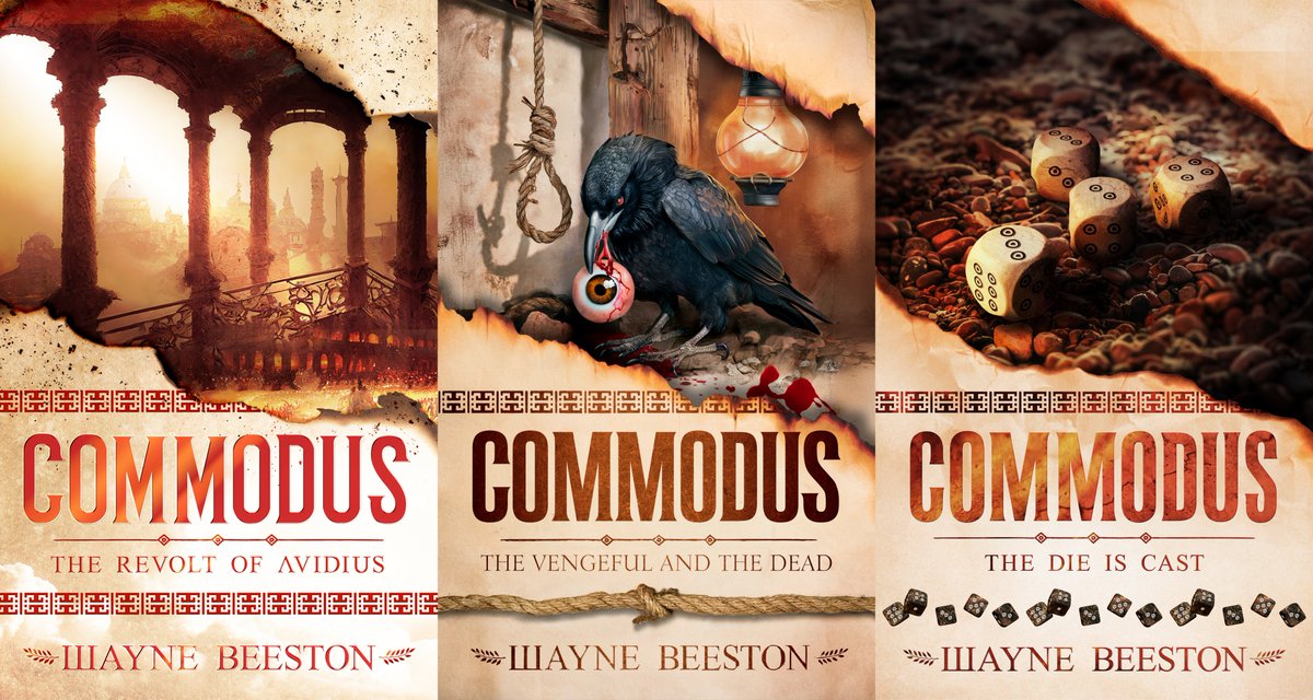 AWaynebeeston1's tweet photo. Commodus: The Die is Cast (Book 3 in my highly fictionized series on the Emperor Commodus) is Out on Amazon in Ebook and Print https://t.co/Ug5Cfoxz9q

'In the shadows, a cryptic message flutters on the wind. Who’s watching who now? For Lucien, ex-military tribune of Avidius Cassius and heir to the largest grain empire in Alexandria, it is the beginning of the end - one final, hallucinatory descent into paranoia. As voices claw at his sanity; a silent assassin steps from the moonlight, and the last threads of his attempt at retribution unravel.'

#TheDieIsCast #Commodus #HistoricalFiction