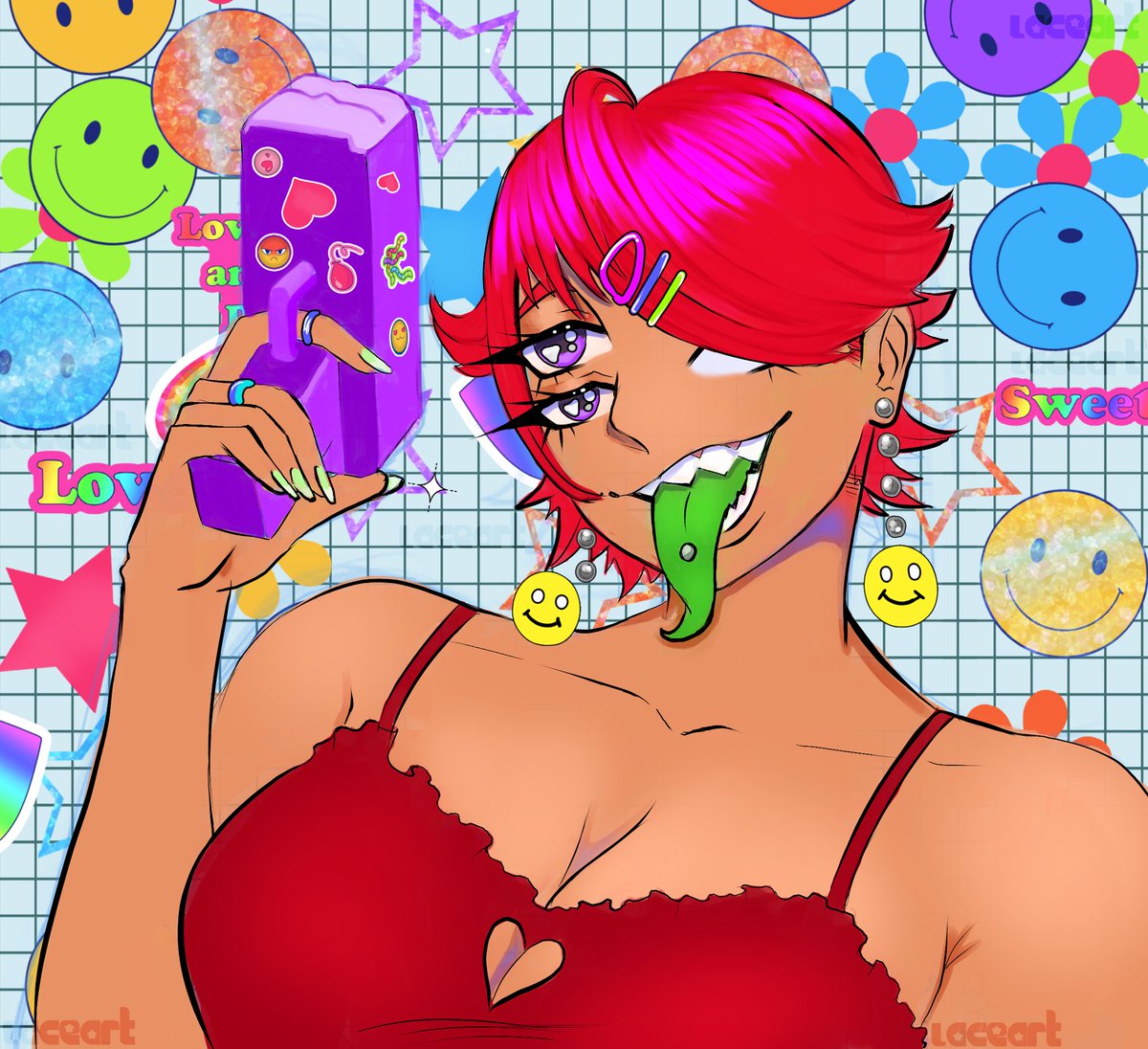 LACEARTISTT's tweet photo. @Fableafterdarkx I'll always offer up my monster girl https://t.co/VJLh7ziczm