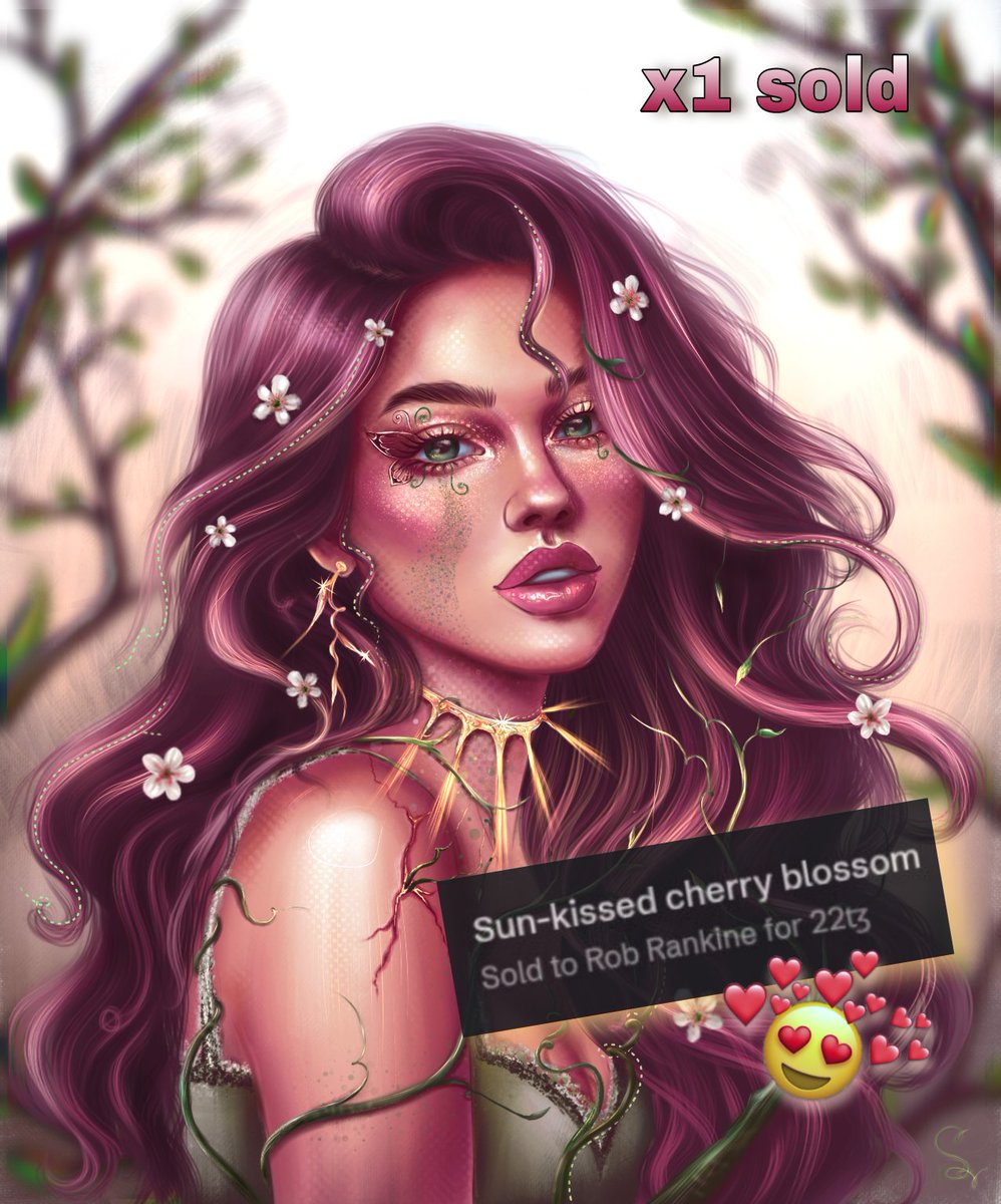 WhyAre_you_here's tweet photo. 1 edition of “Sun-kissed cherry blossom” SOLD 🌿❤️ 🙌 
Sending my warmest thanks to my deearrr @RobertRankine for collecting this piece 🥹🙏🧡
Rob you're amazing ☺️❤️‍🔥
Lots of hugs 🤗🤗🤗🥂
So incredibly grateful for your warmth and for always supporting me 🫂❣️🫶 https://t.co/6ZP5trEY06