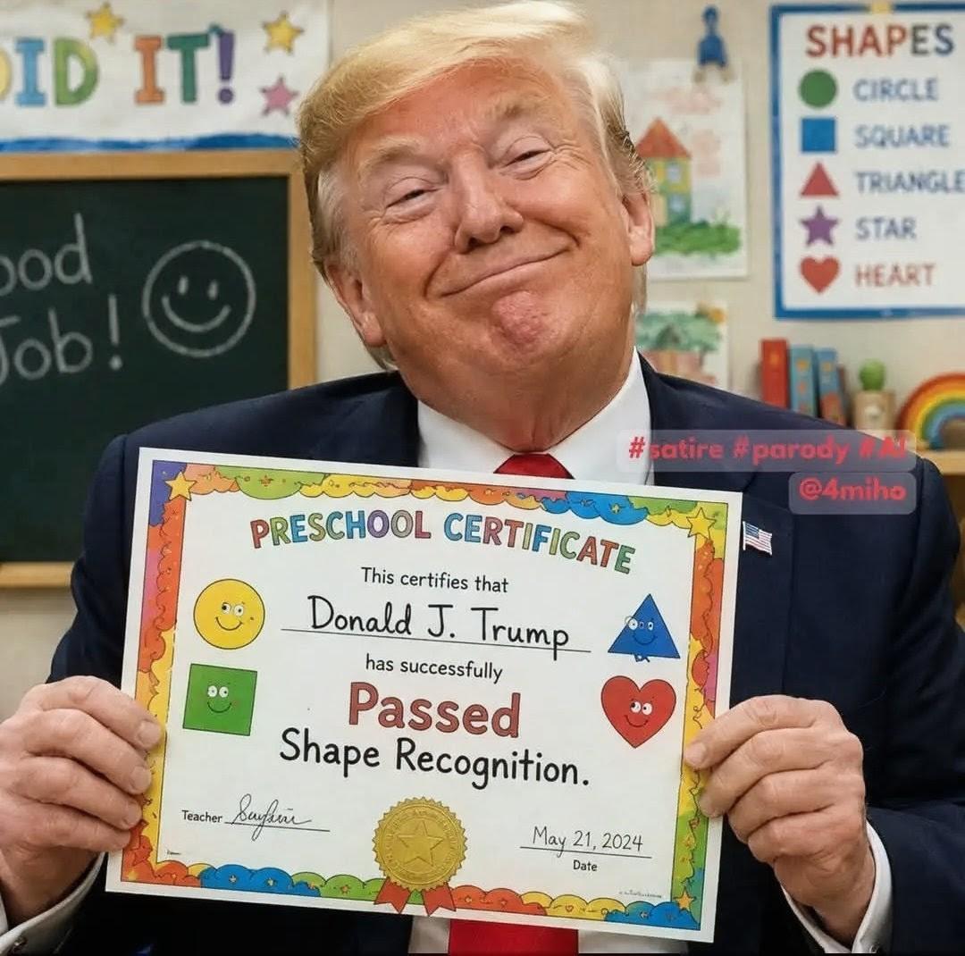 MikeRosTX's tweet photo. @ACTBrigitte Glad to see the #ConvictedFELON #SexualAssaulter #Lying #Racist #PedofileProtector @POTUS @realDonaldTrump aced the #cognitive 3 times. WOW‼️ Impressive‼️ He deserves a HUGE Gold Star ⭐... 

Because he doesn't care about the healthcare and financial status of WE THE PEOPLE 🇺🇸 https://t.co/XtEbknxl8l