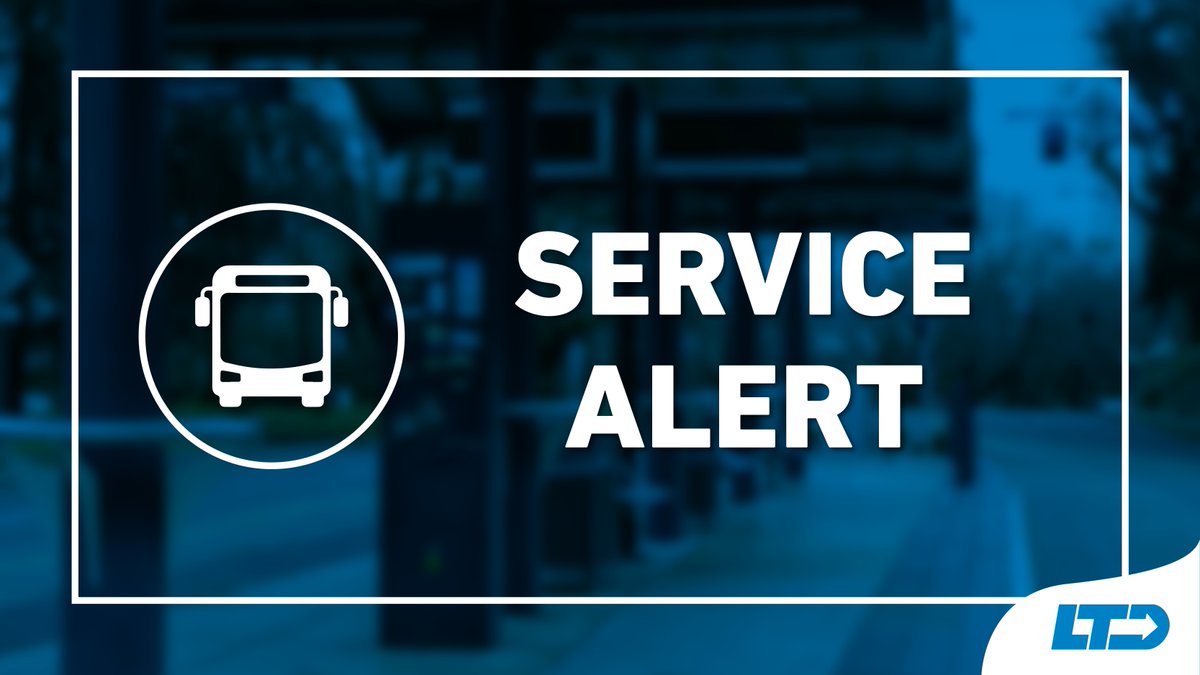 LaneTransit's tweet photo. Due to an event, Route 95 will detour from Friday, May 30 at 5:30 p.m. until the end of the day Saturday, May 31. The stop on 6th Ave. west of Elm St. and the stop on 8th Ave. east of Holly St. will not be served.

1/2 https://t.co/yxD3YbseDE